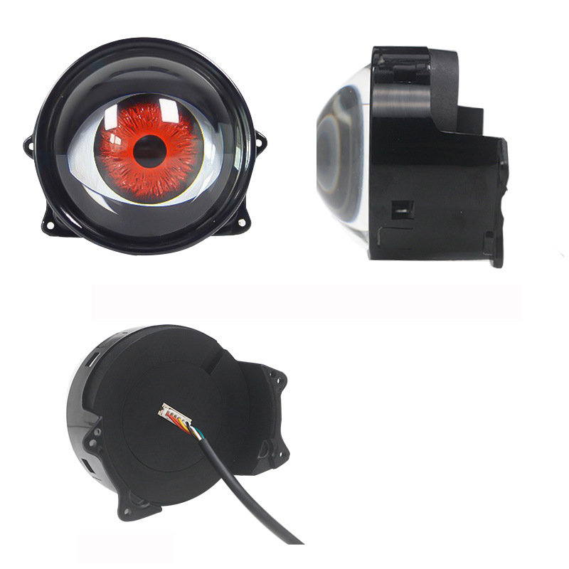 Lampu Depan LED Devil Eye, Lam - Universal Motorcycle Led Headlight Projector ulasan dan harga