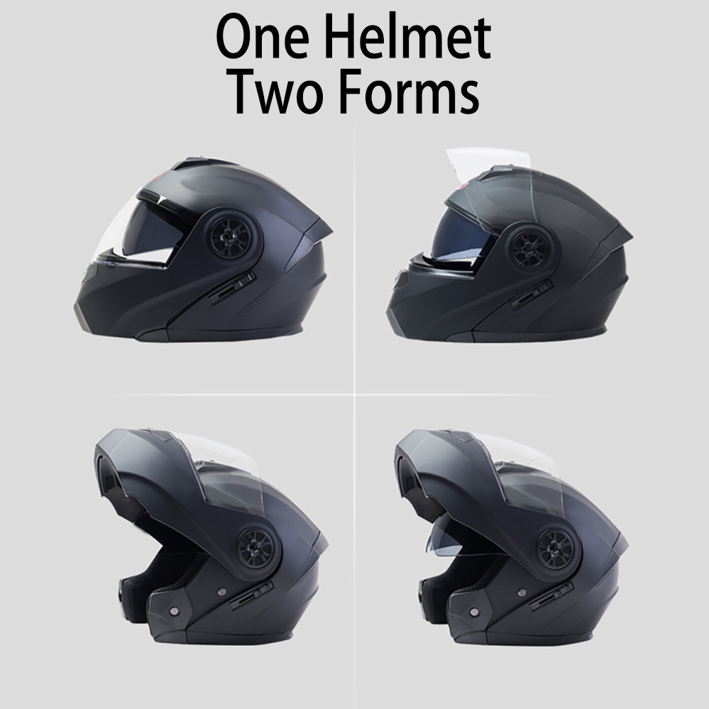 Helm Full Face sepeda motor pr - Modular Flip Up Motorcycle Helmet Dot Approved ulasan dan harga