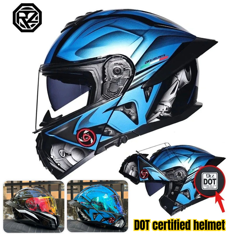 Helm Sepeda Motor Bersertifika - Full Face Motorcycle Helmet With Bluetooth ulasan dan harga