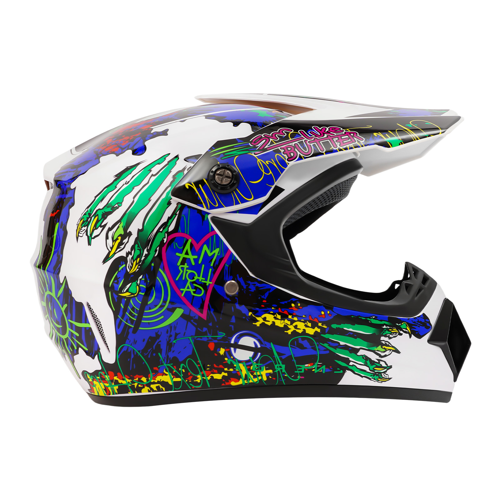 Set helm ukuran 57-58 cm denga - Off Road Motocross Helmet Goggles Set ulasan dan harga
